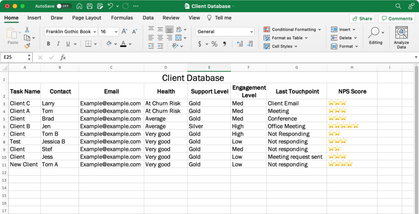 10 Excel Databases Templates Excel Templates