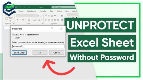 [100% Workable]How To Unprotect Excel Sheet With/Without Password In 2024