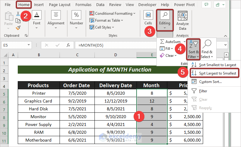 14 Tutorial Excel Sort Month In Chronological Order With Video Pdf Printable Ebook Download