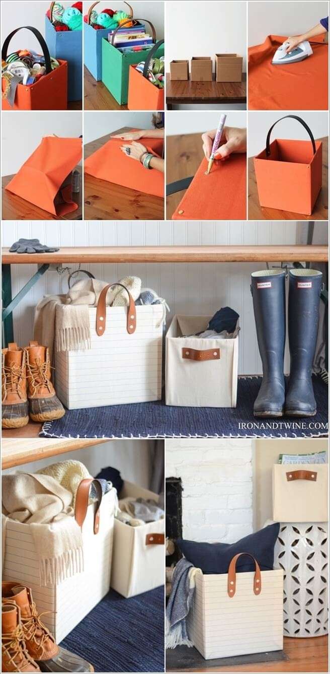 15 Awesome Diy Storage Bins For You To Make