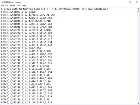 26 2 6 Creating Nastran Input Files Using Microsoft Excel Abbott