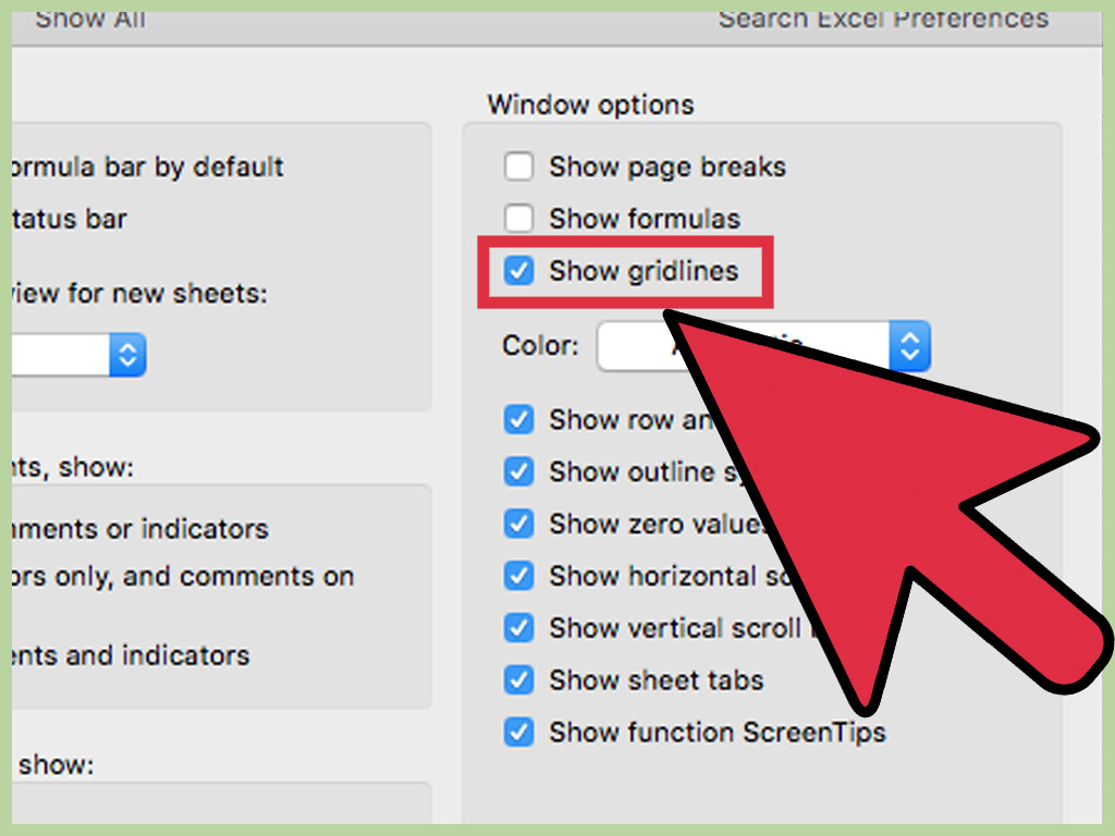 3 Ways To Add Grid Lines To Your Excel Spreadsheet Wikihow