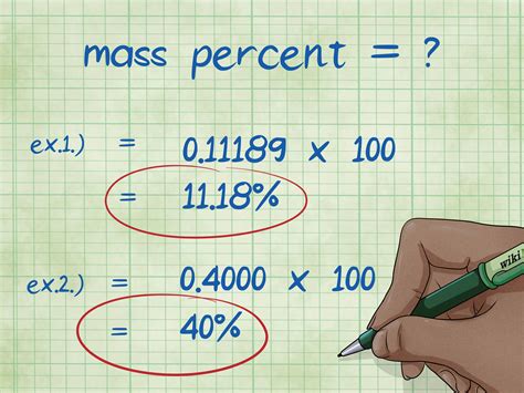 3 Ways To Calculate Mass Percent Wikihow