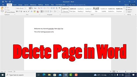 3 Ways To Delete Unwanted Blank Page In Word 2007 2010 2016 Delete Page In Word Youtube