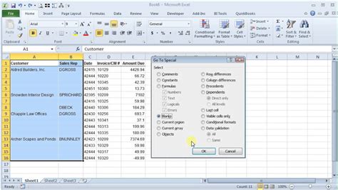 3 Ways To Fill Down Blank Cells In Excel Training In Business