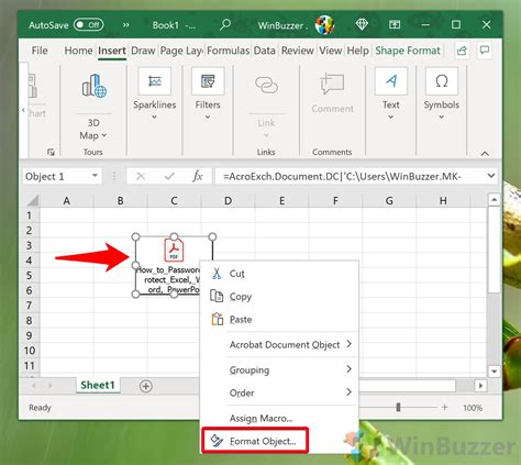 3 Ways To Insert A Pdf Document Into An Excel Spreadsheet On Windows