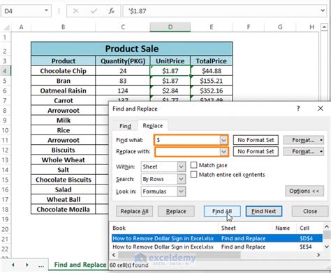 4 Easy Ways To Remove Dollar Signs In Excel