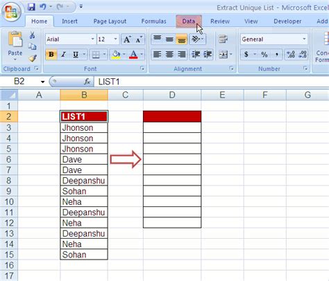 4 Ways To Extract Unique Values From A Range In Excel