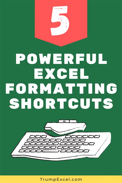 5 Excel Formatting Shortcuts That Will Save You Tons Of Time Excel Tutorials Excel Excel