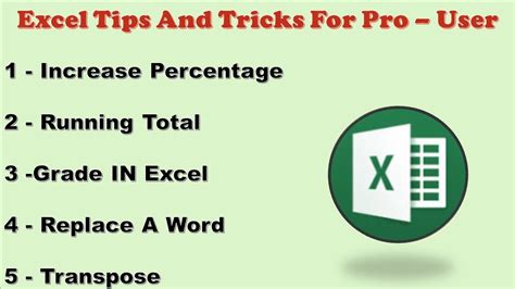 5 Excel Tips And Tricks Every Excel User Must Know Youtube