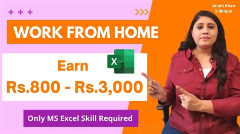 5 High Paying Jobs Using Ms Excel Work From Home Jobs 2023 Youtube