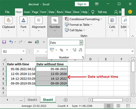 5 Simple Ways To Remove The Time From A Date In Excel