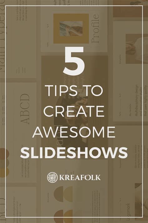 5 Tips To Create Awesome Slideshows In 2021 Tips Digital Design Slideshow