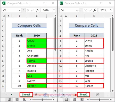 5 Ways Excel If Functions Compare Cells