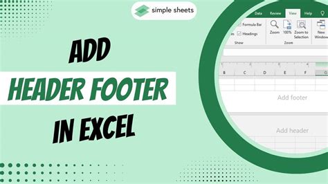 5 Ways To Add Footer To All Excel Sheets Easily Effortless Paperwork