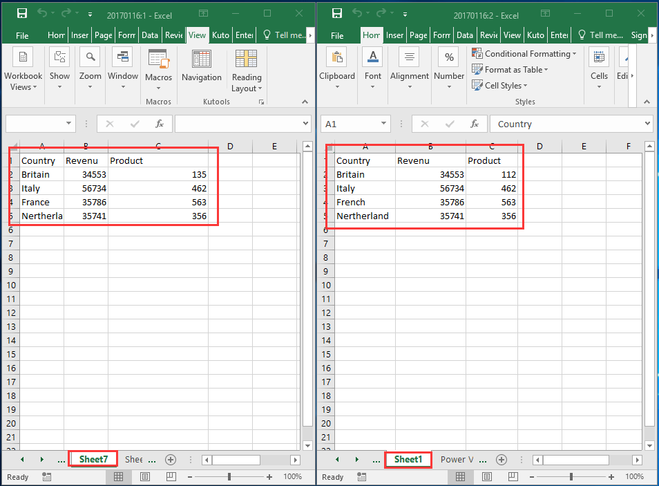 5 Ways To Compare Excel Columns Across Sheets