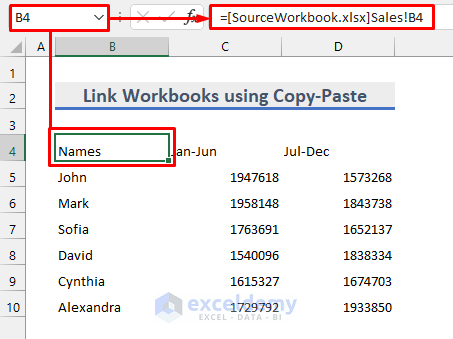 5 Ways To Link Two Excel Workbooks