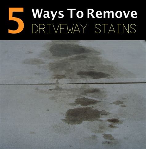 5 Ways To Remove Driveway Stains Homestead Amp Survival