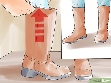 5 Ways To Stretch Boots Wikihow How To Stretch Boots Boots Over Knee Boot