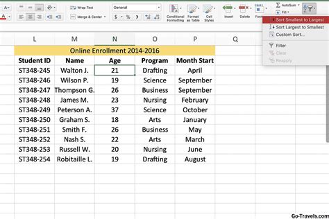 A Step By Step Guide On How To Sort Data In Excel