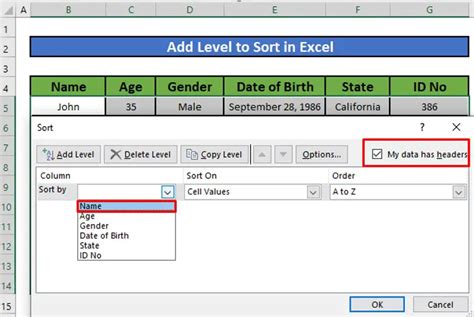 Add Sort Button To Excel Spreadsheet Enjoytechlife