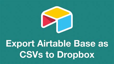 Airtable Export Table Cregros