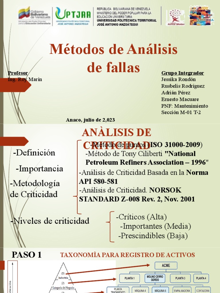 Analisis De Criticidad