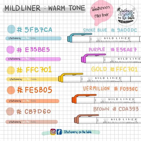 And Last Mildliner X Hexcode My Highlight Color Palette On Goodnotesapp You Can Enter