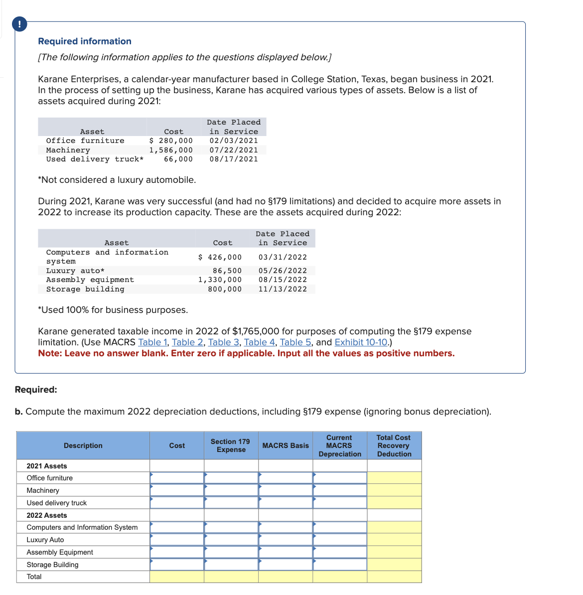 Answered Required 1 Compute The Depreciation Bartleby