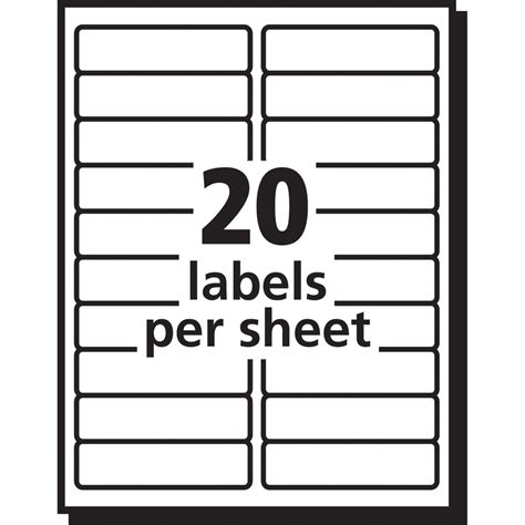 Avery Easy Peel Address Labels 15661 Template