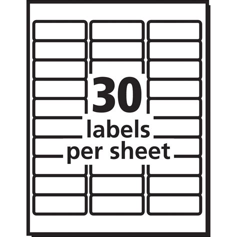 Avery Label Template Excel