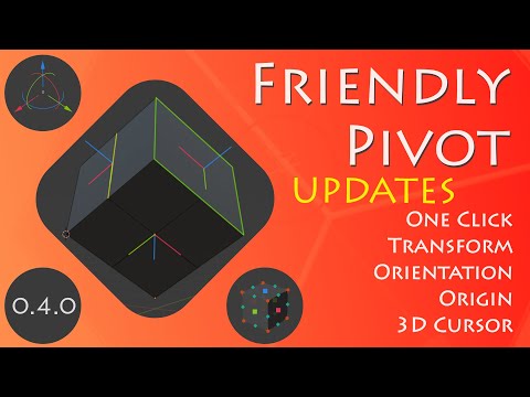 Bs Blender Modify Pivot Addon Tutorial Youtube