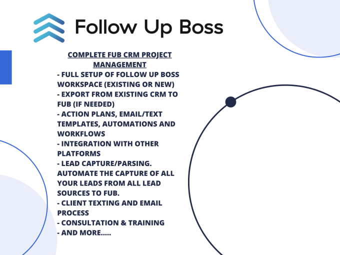 Build And Manage Your Follow Up Boss Crm By Rosaliemagro Fiverr