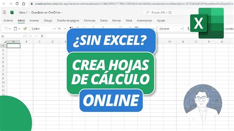 C Mo Crear Una Hoja De C Lculo Online Tutorial Excel Online Youtube