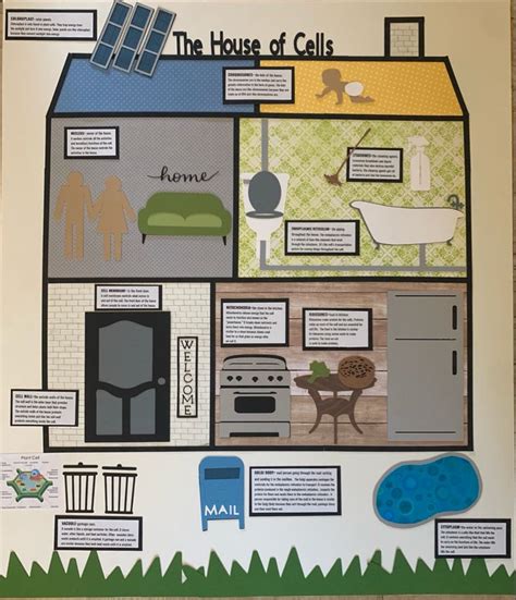 Cell Analogy To A House