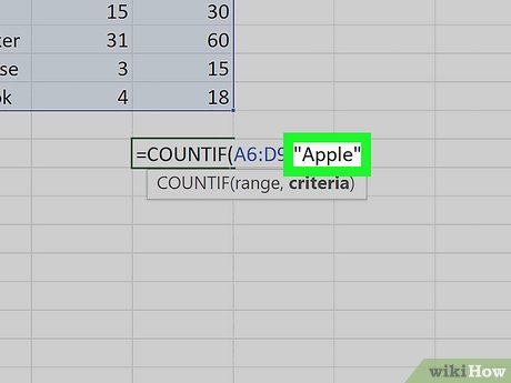 Come Contare Il Numero Di Occorrenze In Excel Wikihow