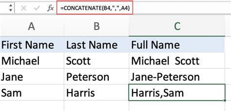 Concatenate Excel Myexcelonline