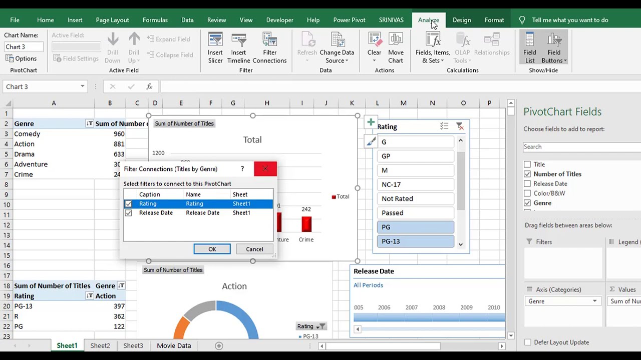 Connect Slicer To Multiple Pivot Tables Step By Step