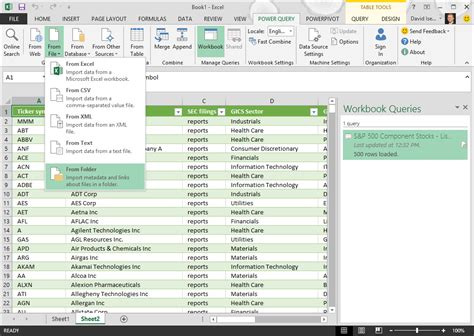 Connect To Data In Power Query King Of Excel