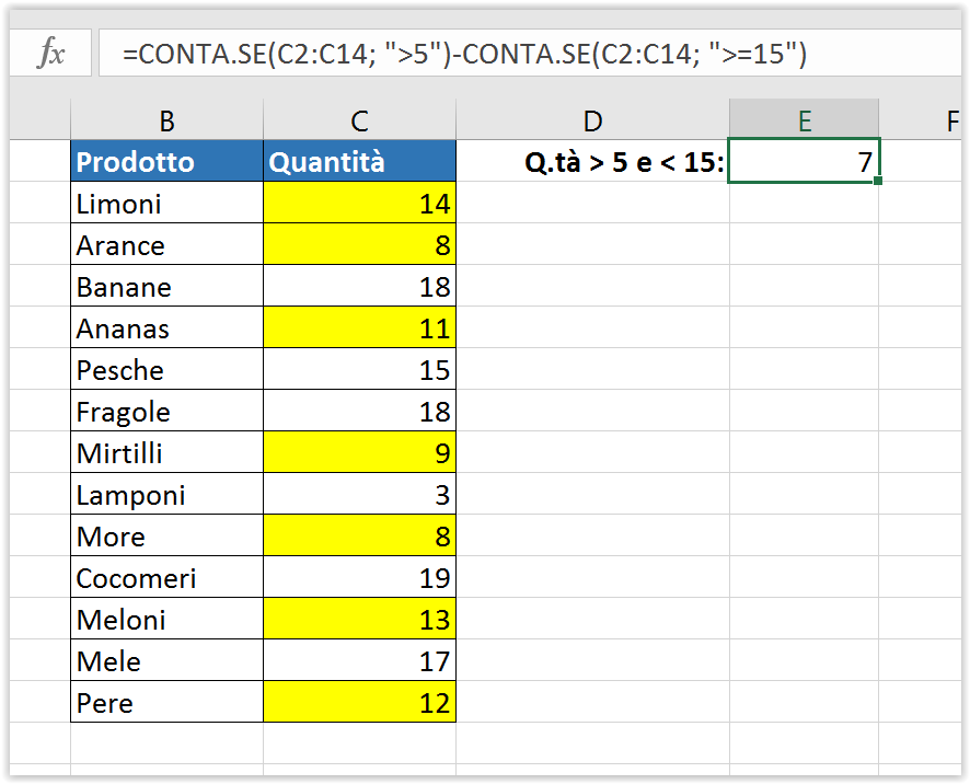 Conta Se Contare Le Celle Non Vuote Maggiori Di Duplicate O Univoche