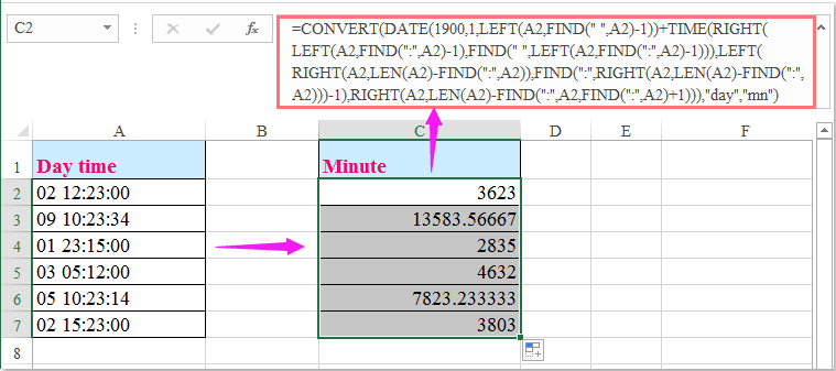 Convert Minutes Into Hours And Minutes Hh Mm In Excel 365