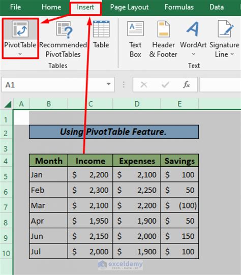 Create A Report In Excel As A Table With Easy Steps Exceldemy