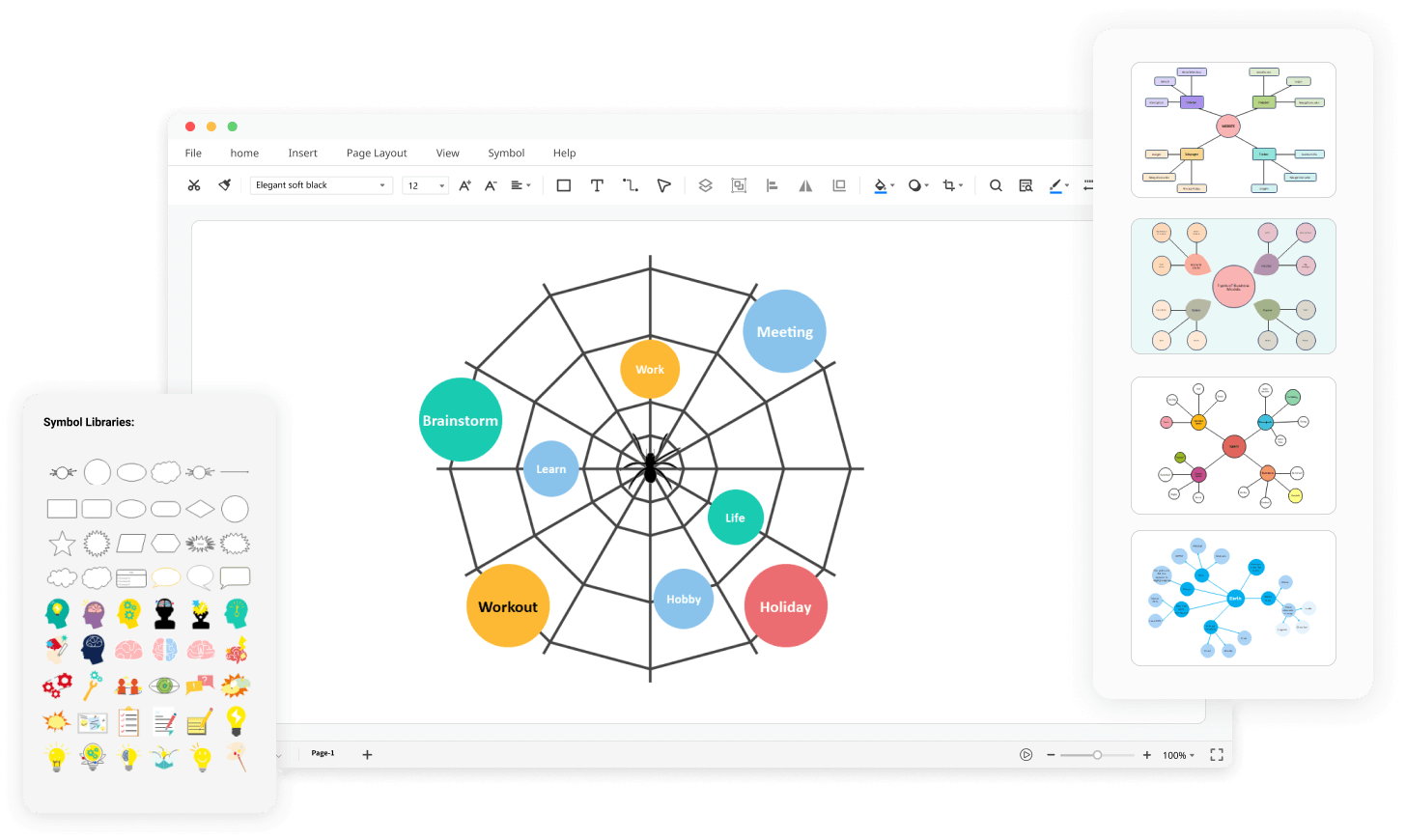 Create A Spider Diagram Online And Free