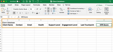 Create Database In Excel How To Create Database In Excel