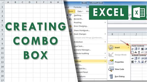 Creating A Combo Box In Excel 2007 Youtube