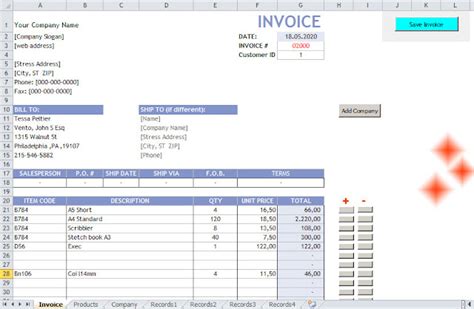 Creating Invoice And Entering Data Quickly Through Userforms New