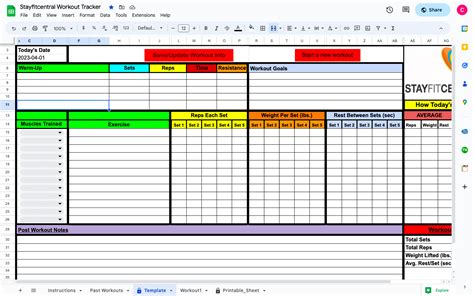 Crossfit Workout Tracker Excel Eoua Blog