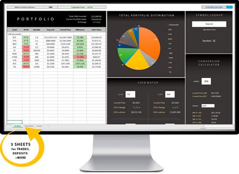 Cryptocurrency Excel Spreadsheet Tracker Throughout Portfolio Tracking