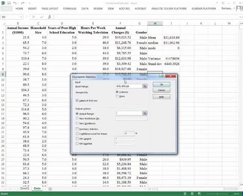 Descriptive Statistics Excel 2011 Mac Tropicallop