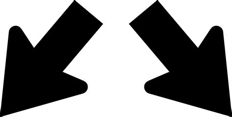 Double Arrow Silhouette Clipart Etc